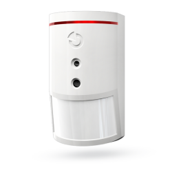 JA-160PC Wireless PIR motion detector combined with a camera